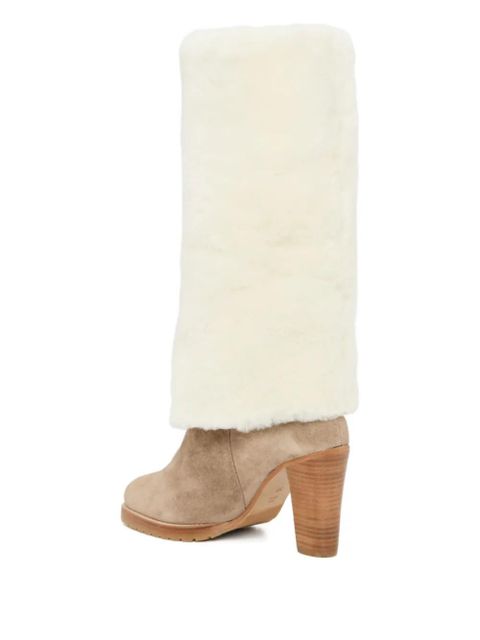 Yves Salomon shearling boots - Neutrals