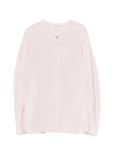 Max Mara Mxpmitico keyhole-detail blouse - Pink - zdjęcie produktu nr 1