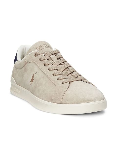 Polo Ralph Lauren sneakersy zamszowe Hrt Crt II kolor beżowy 809955691003