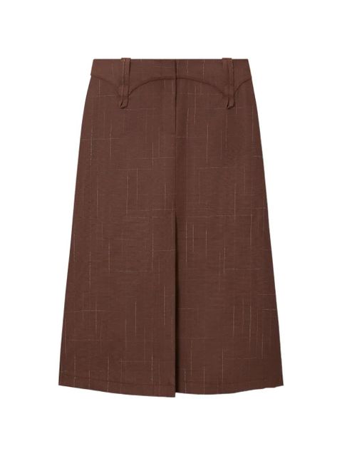 Tory Burch wool skirt - Brown - zdjęcie produktu nr 1