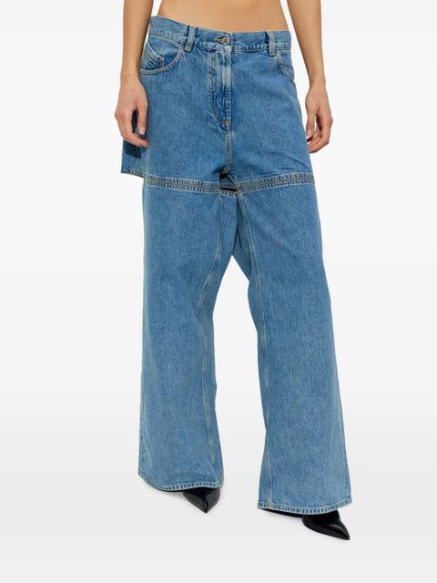 The Attico cutout jeans - Blue - zdjęcie produktu nr 2