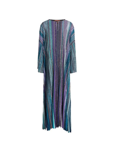 Missoni sequin-embellished striped maxi dress - Blue - zdjęcie produktu nr 1