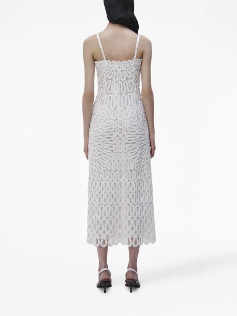 Simkhai sleeveless lace midi dress - White - zdjęcie produktu nr 2
