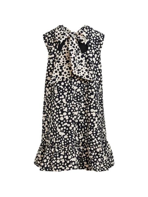 Essentiel Antwerp open-back ruffled mini dress - Black - zdjęcie produktu nr 1