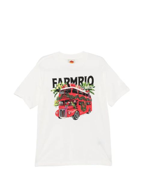 FARM Rio graphic-print T-shirt - White - zdjęcie produktu nr 1