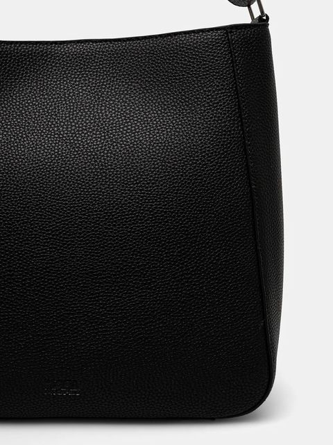 Karl Lagerfeld torebka skórzana kolor czarny 24WW3009