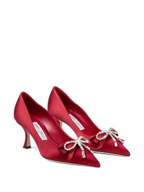 Jimmy Choo 70mm Auria pumps - Red - zdjęcie produktu nr 2