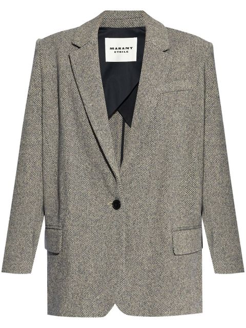 MARANT ÉTOILE Cikaito single-breasted blazer - Black - zdjęcie produktu nr 1