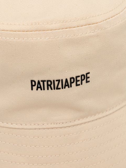 Patrizia Pepe kapelusz bawełniany kolor beżowy 8F0106 AB01 - zdjęcie produktu nr 2