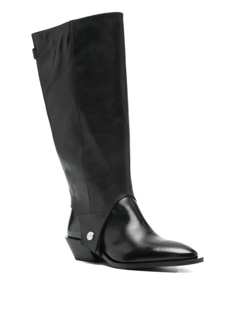 ALOHAS 30mm detachable-panel boots - Black - zdjęcie produktu nr 2