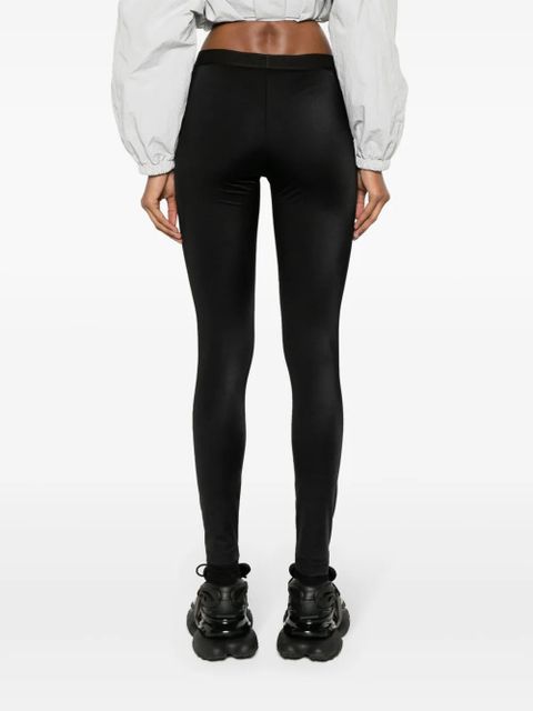 TOM FORD logo-waistband leggings - Black