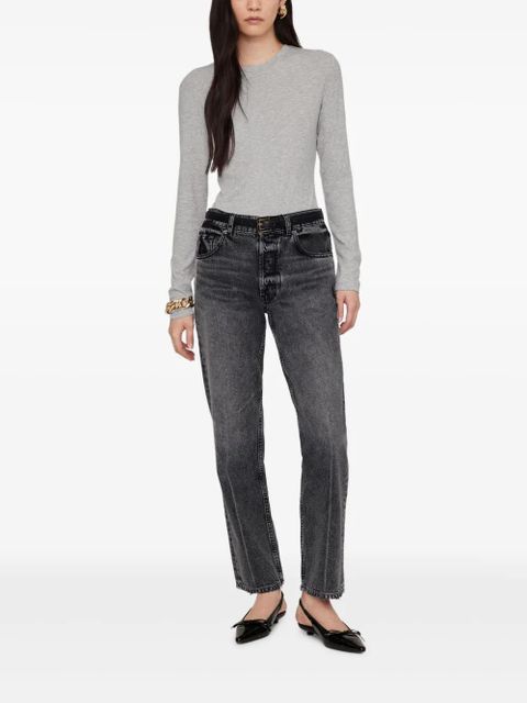 ANINE BING Jo T-shirt - Grey - zdjęcie produktu nr 2