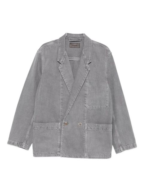 LEMAIRE double-breasted patch-pocket blazer - Grey - zdjęcie produktu nr 1