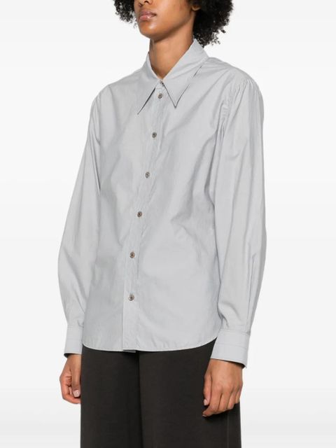 LEMAIRE button-down long-sleeve shirt - Blue