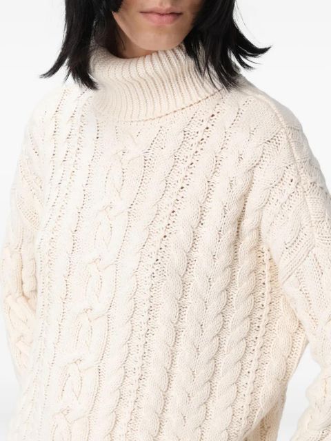 Lauren Ralph Lauren cable-knit turtleneck knitwear - Neutrals