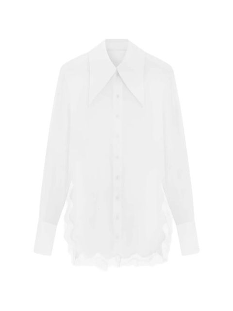 16Arlington Fiorella lace-trim shirt - White - zdjęcie produktu nr 1
