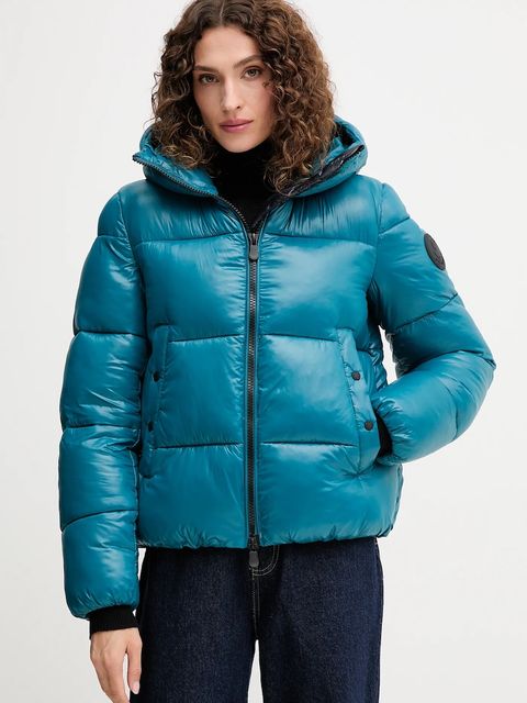 Save The Duck kurtka BIDDY kolor turkusowy zimowa D31989W.LOVE21 - zdjęcie produktu nr 1