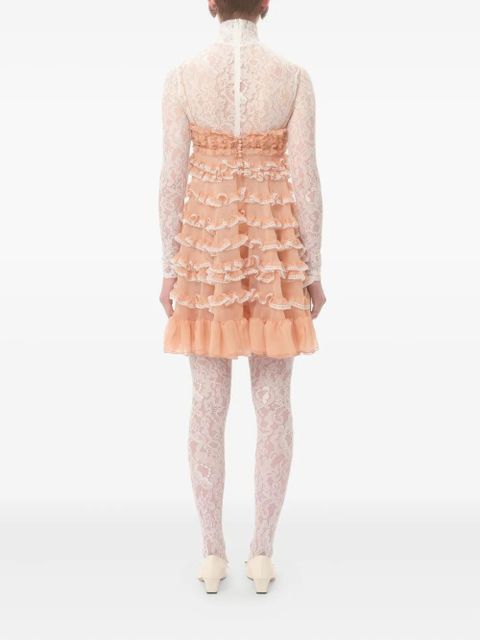 Valentino Garavani rebrodé-lace jumpsuit - White