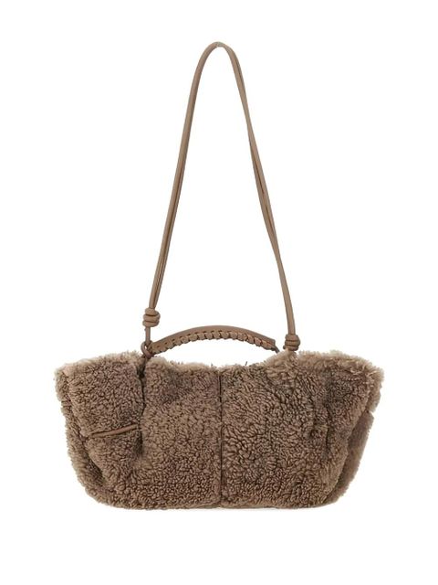 Hereu braided handle shoulder bag - Grey - zdjęcie produktu nr 2