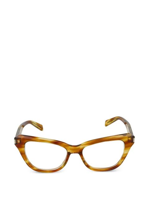 Saint Laurent cat-eye frame glasses - Brown - zdjęcie produktu nr 1