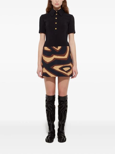 PUCCI labirinto print short dress - Black - zdjęcie produktu nr 2