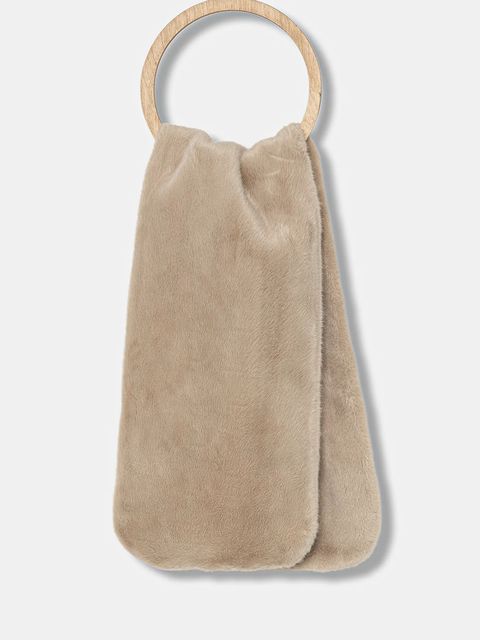 Bomboogie szalik damski kolor beżowy gładki WW6216TFSB5 - zdjęcie produktu nr 1