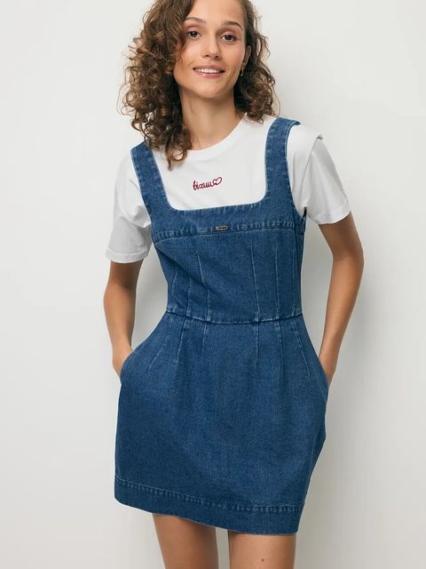 BIZUU sukienka jeansowa NARBONA - zdjęcie produktu nr 1