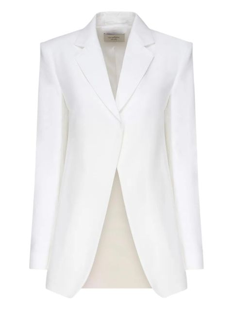 Max Mara concealed-fastening blazer - White - zdjęcie produktu nr 1