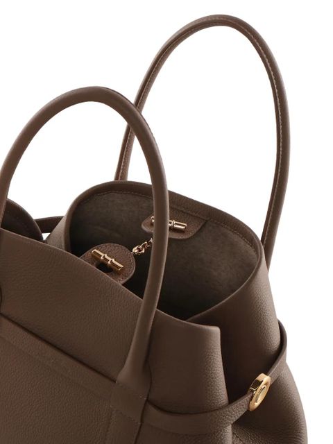 Loro Piana large Ghiera tote bag - Brown