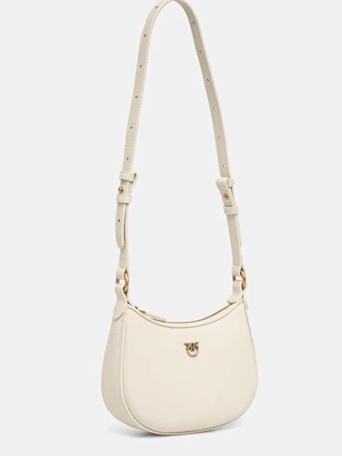 Pinko torebka skórzana kolor beżowy 103538 A0F1