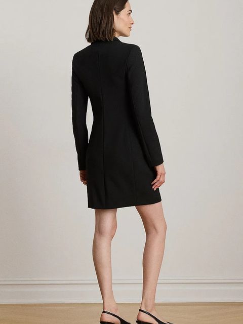 Lauren Ralph Lauren sukienka kolor czarny mini dopasowana 200979960