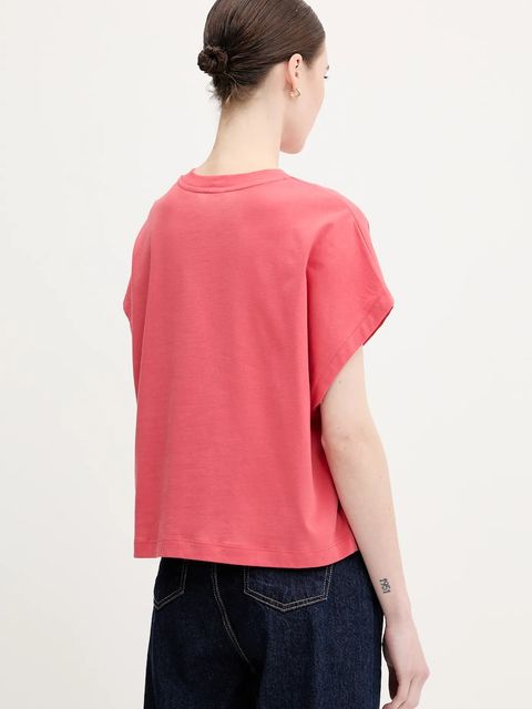 United Colors of Benetton t-shirt bawełniany damski kolor różowy 3096D1071