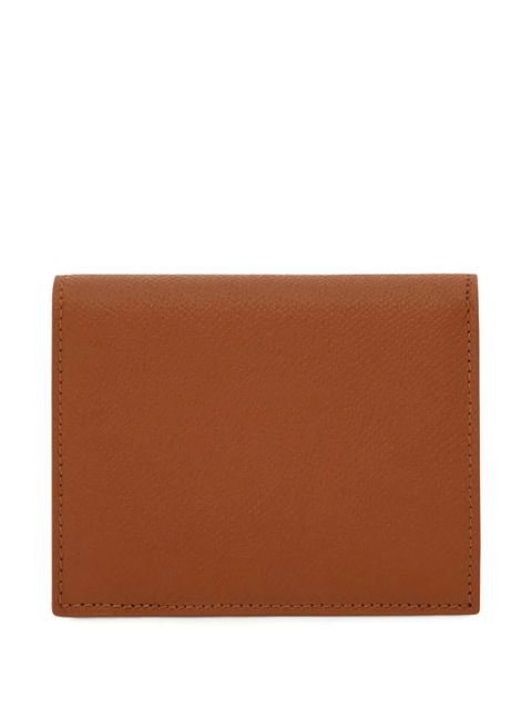 Ferragamo Gancini Buckle Compact Wallet - Brown