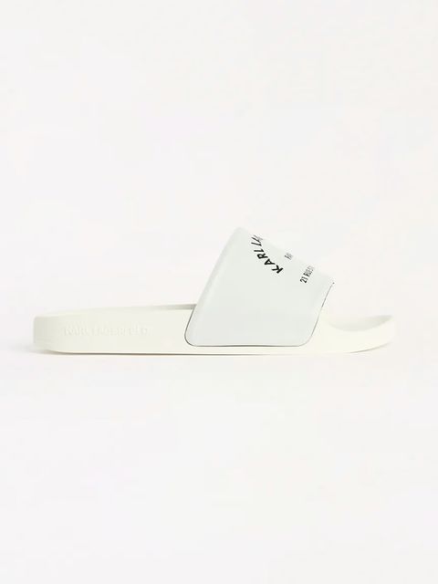 Karl Lagerfeld klapki KONDO 2.0 damskie kolor biały KL80908A - zdjęcie produktu nr 1