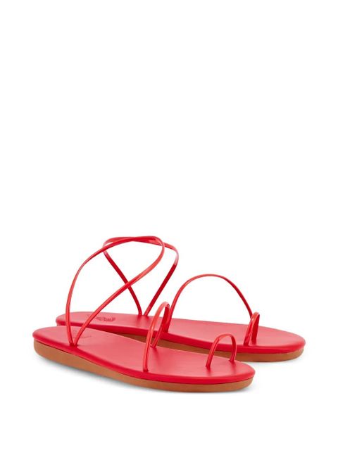 Ancient Greek Sandals Kansiz strap sandals - Red