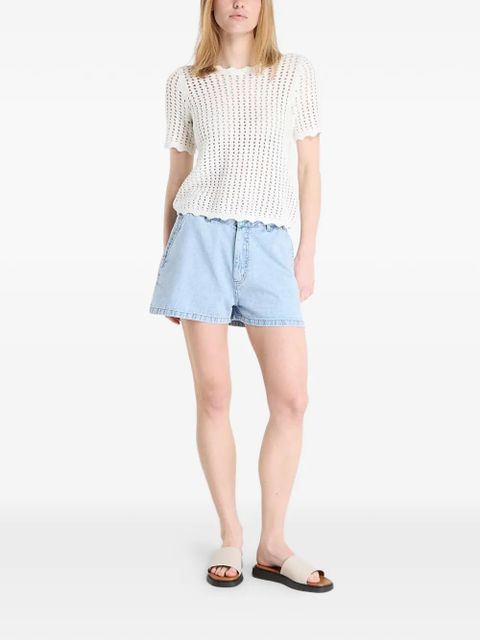 Carhartt WIP Lova light-wash denim shorts - Blue - zdjęcie produktu nr 2