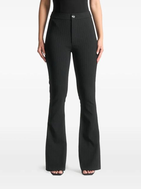 Manière De Voir pinstriped trousers - Black - zdjęcie produktu nr 2