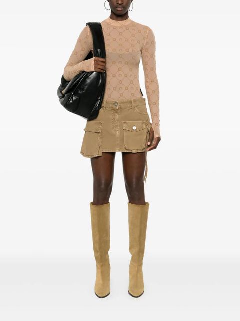 Marine Serre T-shirt - Brown - zdjęcie produktu nr 2