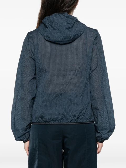 Moncler hooded zip-fastening jacket - Blue