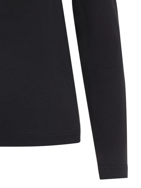 LEMAIRE ribbed crew-neck top - Blue