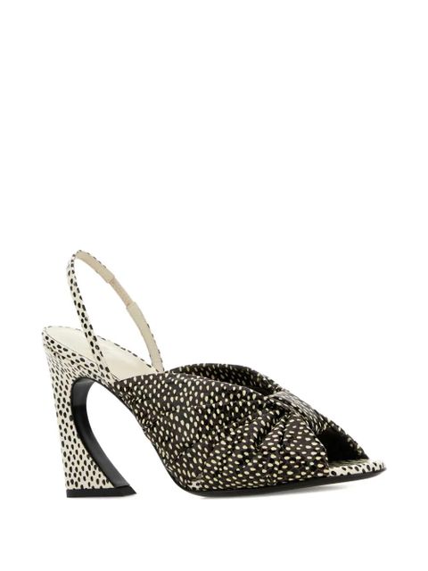 FENDI Arco printed sandals - Black - zdjęcie produktu nr 2