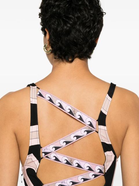 PUCCI scoop-neck maxi dress - Black