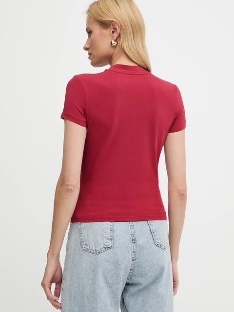 Guess t-shirt damski kolor czerwony W4BI26 J1314
