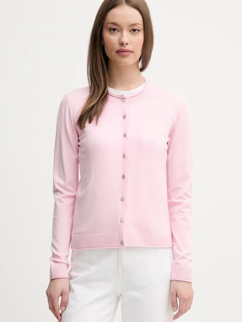 Sisley kardigan damski kolor różowy lekki 17Q3M5203 - zdjęcie produktu nr 1