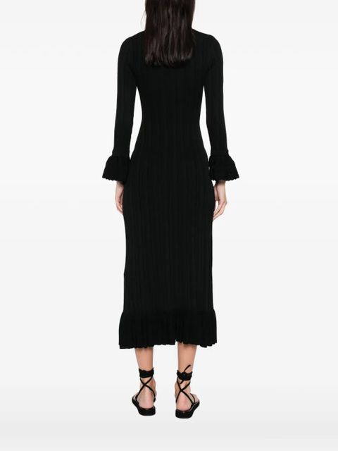 SANDRO Robe midi dress - Black