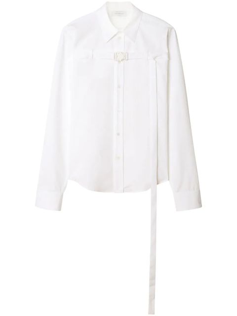 Off-White buckled cotton-poplin shirt - zdjęcie produktu nr 1