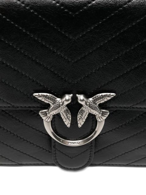 PINKO Love One Light crossbody bag - Black - zdjęcie produktu nr 2