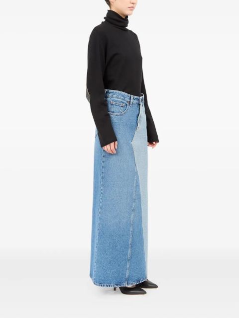 MM6 Maison Margiela cotton denim skirt - Blue