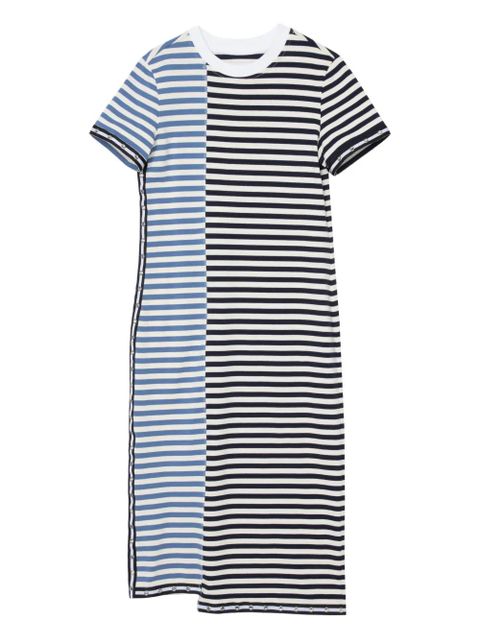 3.1 Phillip Lim striped panelled midi dress - Black - zdjęcie produktu nr 1