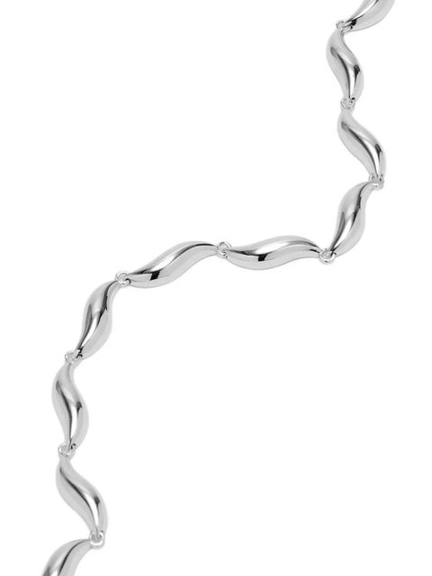 Missoma Savi Signature curved-link necklace - Silver